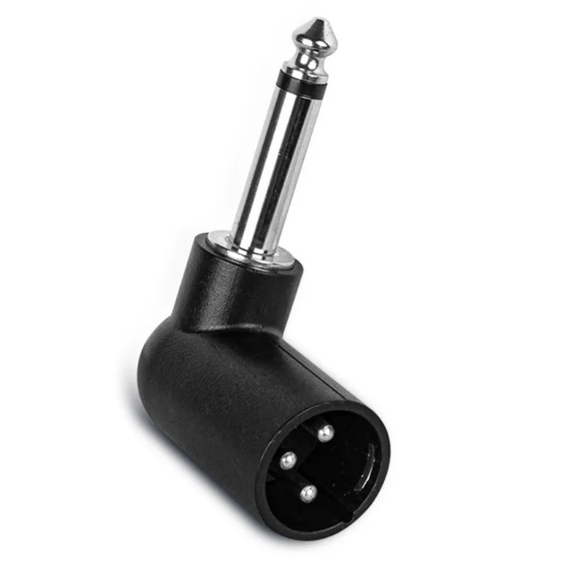 XLR Male to 6.35mm (1/4 Inch) Female Adapter - 3-Pin Balanced Audio Interface,Suitable for Microphones,Speakers,Audio Interfaces