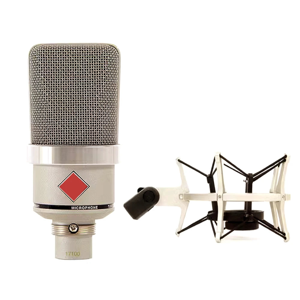 102 Diaphragm Recording Condenser Microphone for Studio Professional Studio in Wired Singing Studios,Metal Microphone
