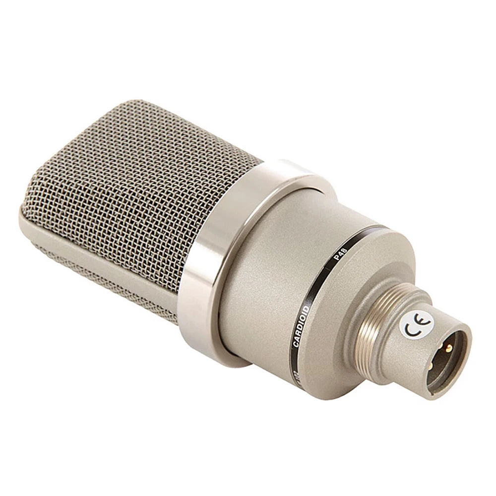 102 Diaphragm Recording Condenser Microphone for Studio Professional Studio in Wired Singing Studios,Metal Microphone