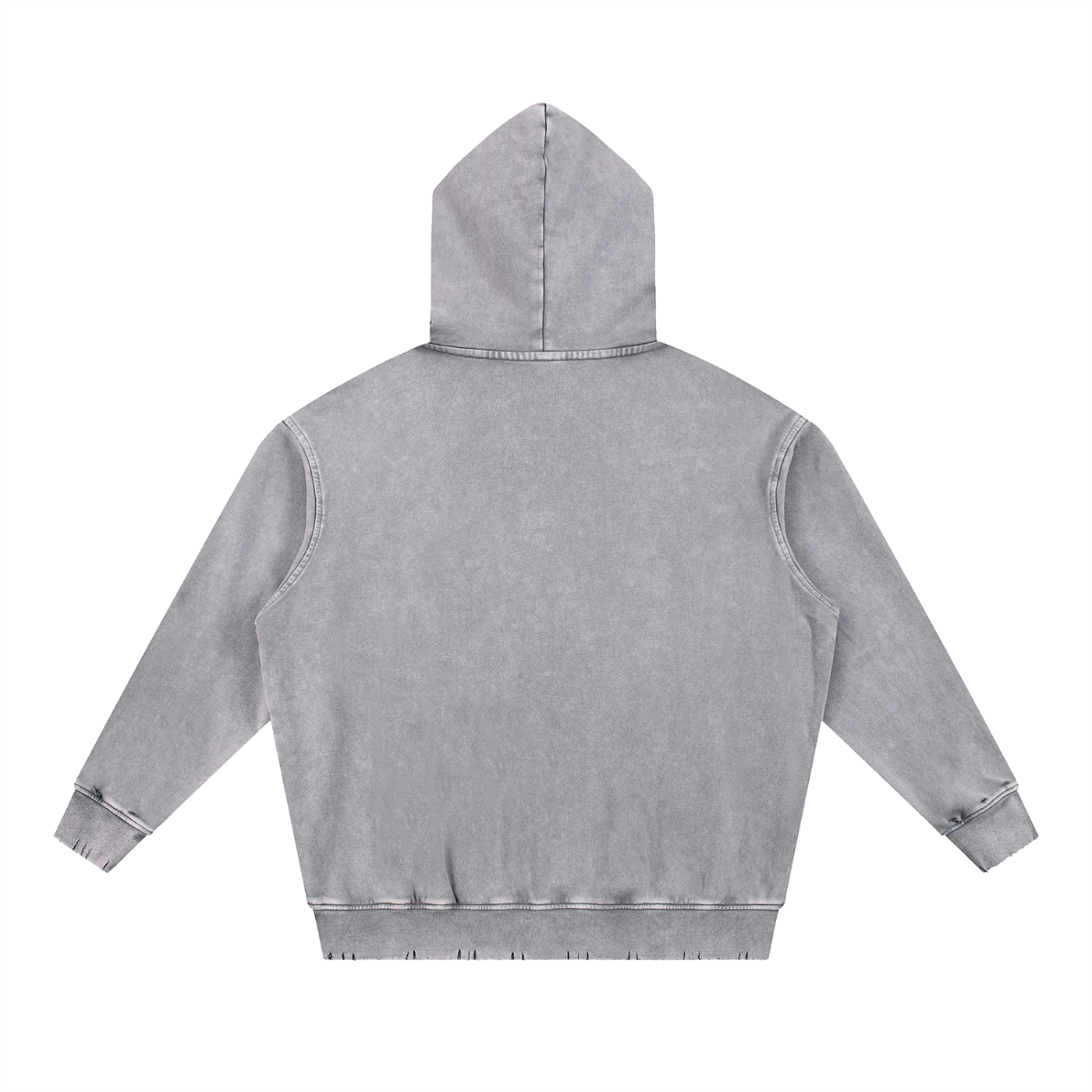 €R¥PTIK93 Snow Wash Hand-Frayed Heavyweight  Hoodie